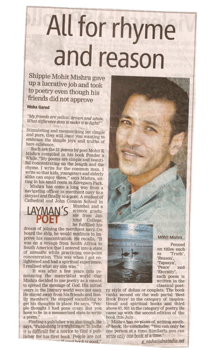 DNA Newspaper Feature